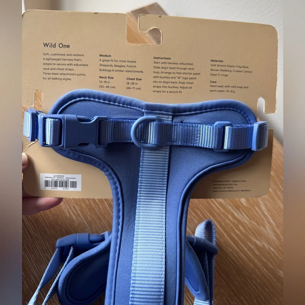 🐕 NWT | WILD ONE Dog Harness 3.0 Moonstone Size Medium, Quick Release Buckles! 🐶 - Picture 7 of 13